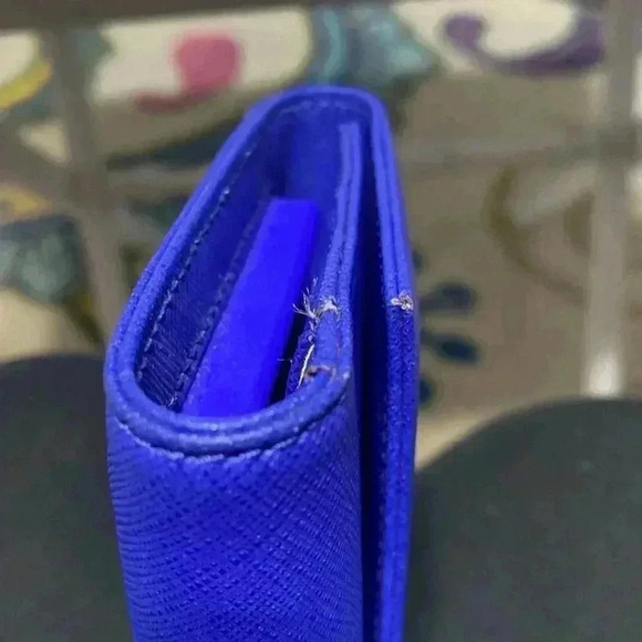 Kate Spade blue tri fold wallet - Picture 12 of 16